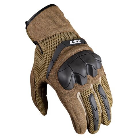 LS2 KUBRA MAN GLOVES BROWN XL