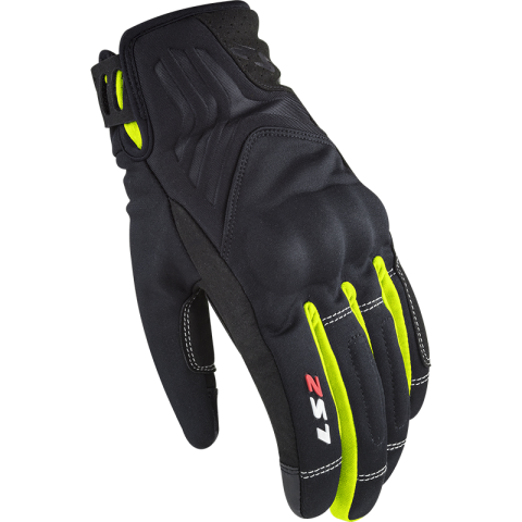 LS2 JET 2 LADY GLOVES BLACK H-V YELLOW XS