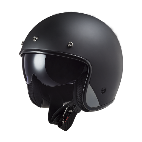 LS2 OF601 BOB II SOLID MATT BLACK-06 XS