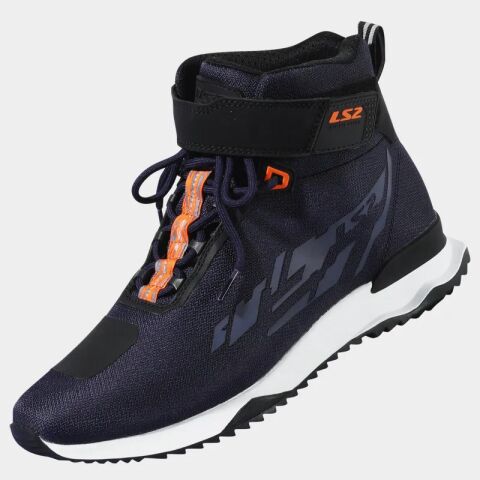 LS2 ACRUX MAN BOOTS DARK BLUE H-V ORANGE 40
