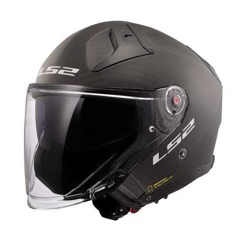 LS2 OF603 INFINITY II MATT CARBON-06 S