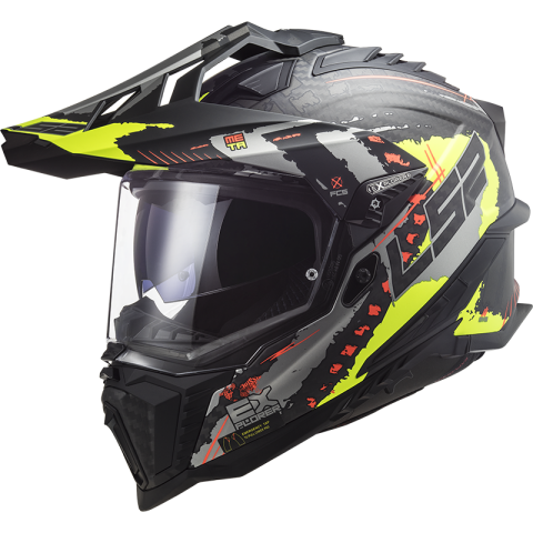 LS2 MX701 Explorer C EXTEND Matt H-V Yellow S