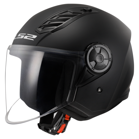 LS2 OF616 AIRFLOW II SOLID MATT BLACK-06 S