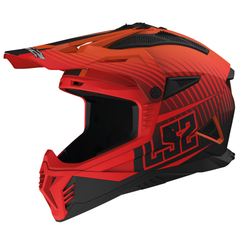 LS2 MX708 FAST II DUCK M.H-V ORANGE RED-06
