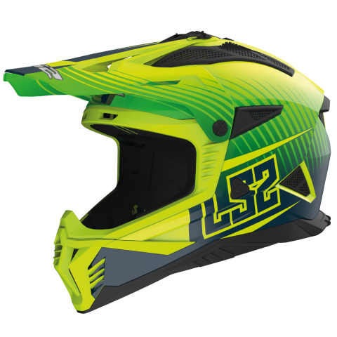 LS2 MX708 FAST II DUCK M.H-V GREEN H-V YELL.-06 S