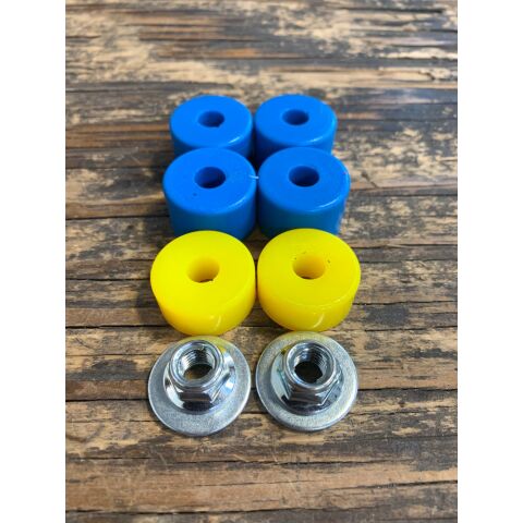 FASST 4 Blue Compression, 2 Yellow Rebound, 2 Washers, 2 Nuts