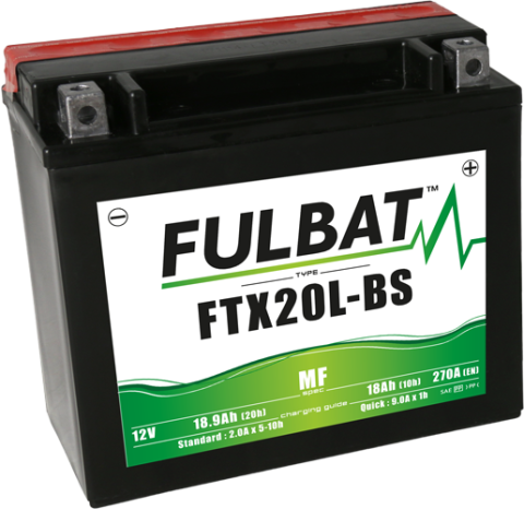 FULBAT baterie 12V/18Ah FTX20L-BS (YTX20L-BS) Linhai 300-800, TGB 325-1000, CAN-AM, YAMAHA