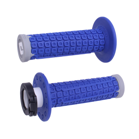 ODI GRIPS NOMAD w/D30 Lock-On Off-Road Grip BLUE/Grey/Grey