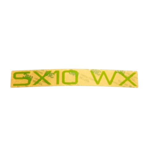 SX10 WX DECAL (GREEN 72 INCH)