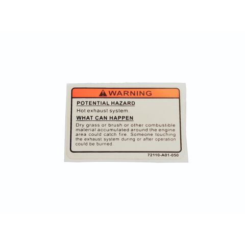 Warning Sticker, Engine Proof