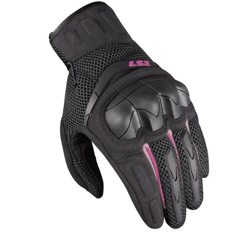 LS2 KUBRA LADY GLOVES BLACK PURPLE L