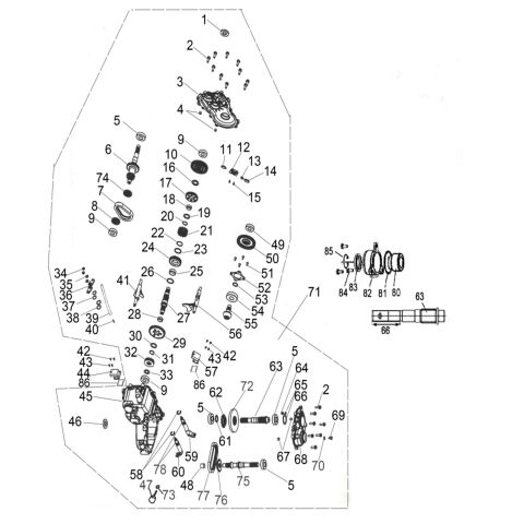 TRANSMISSION（FOR 4WD）