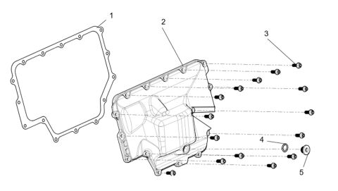 Oil pan sub-assembly
