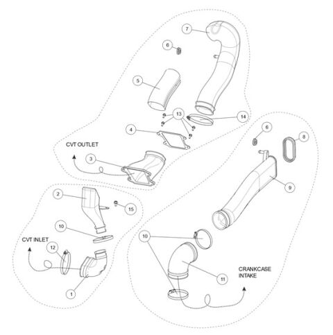 CVT AIR INTAKE LONG VERSION