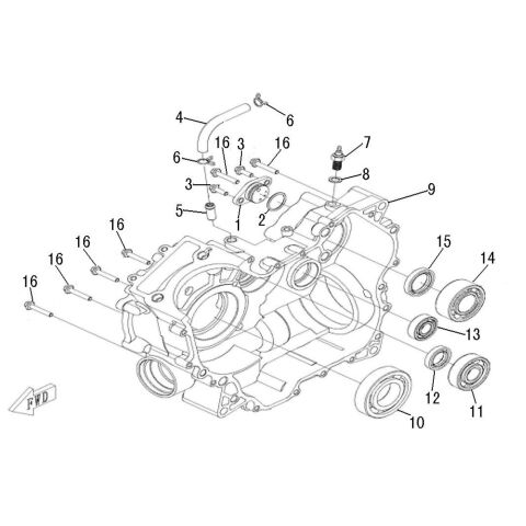 RIGHT CRANKCASE