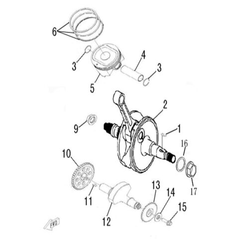 CRANKSHAFT COMP