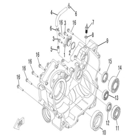 RIGHT CRANKCASE