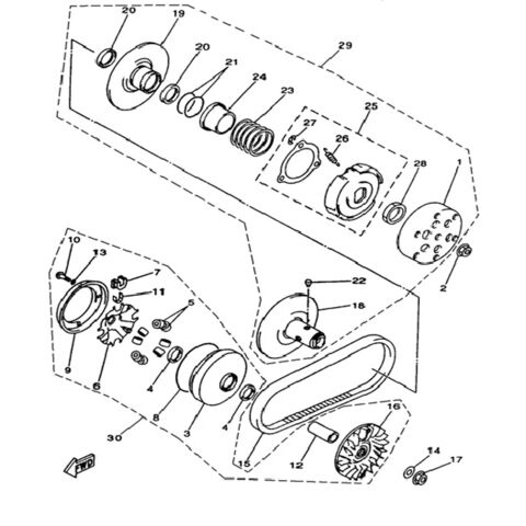 CLUTCH  (NEW MODEL)
