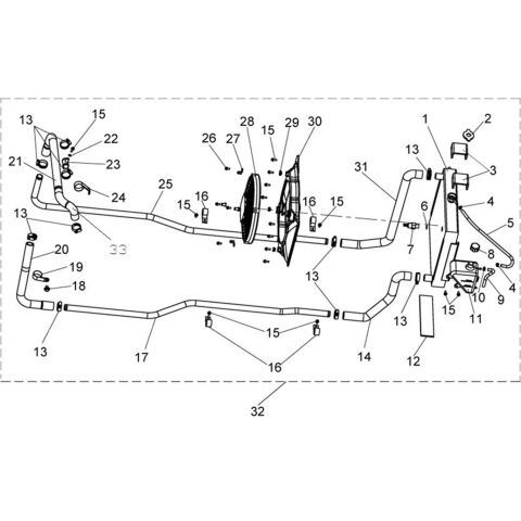 Cooling System Exploded View