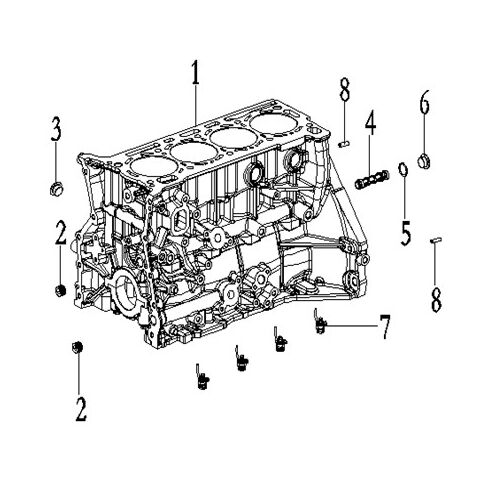 PLUG PIN CYLINDERBLOCK