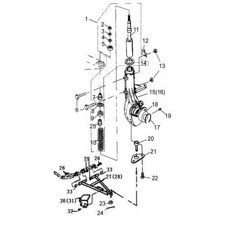SHOCK ABSORBER FRONT