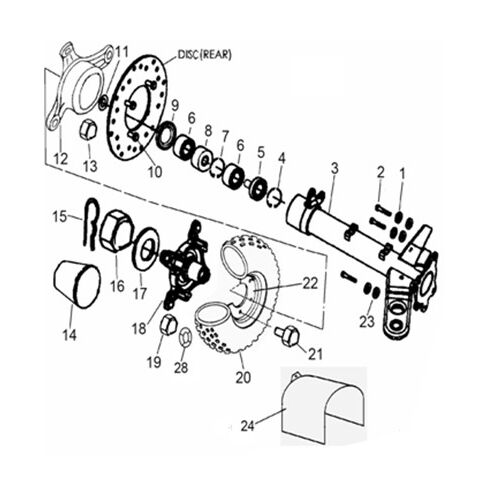 WHEEL REAR (FOR EUROPE)