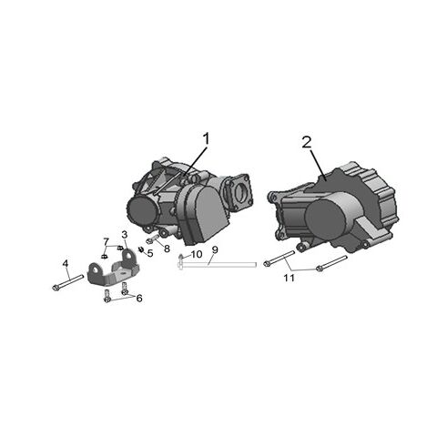 FRONT AND REAR GEAR-BOX