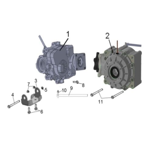 FRONT AND REAR GEAR-BOX