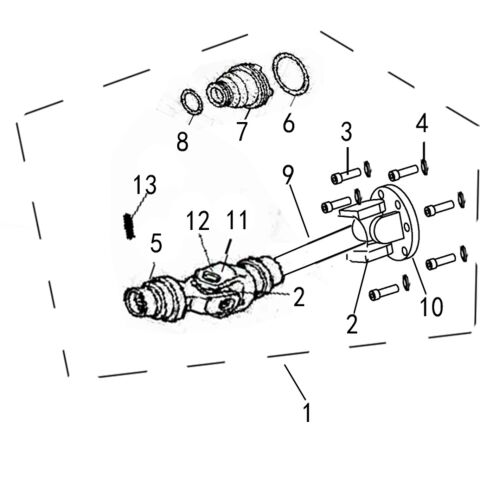REAR KNUCKLE ASSY（EURO 4）