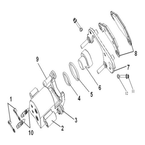 BRAKE CALIPER,L.RR 0F EUROPE BRAKING SYSTEM