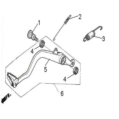 PEDAL, BRAKE