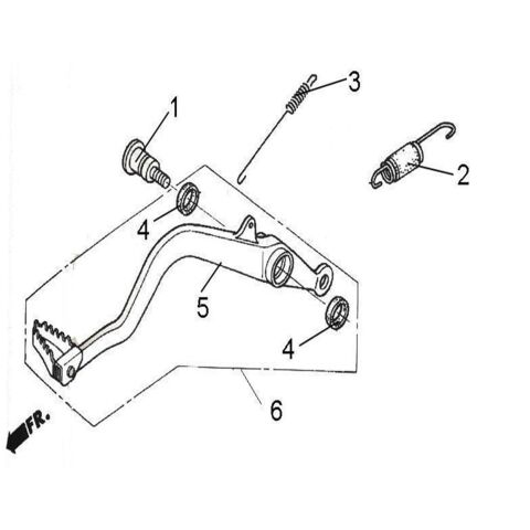 PEDAL, BRAKE