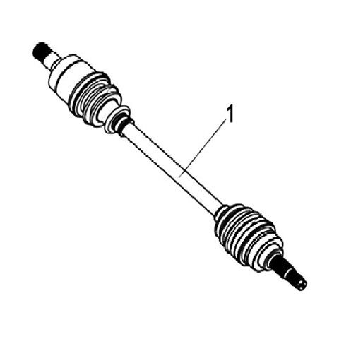 FRONT RIGHT DRIVE AXLE (FOR 4WD)