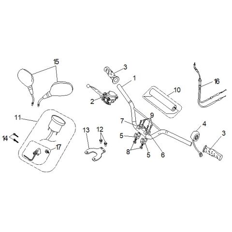 Handle bar,Lever