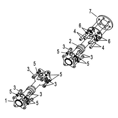FRONT AND REAR KNUCKLE ASSY