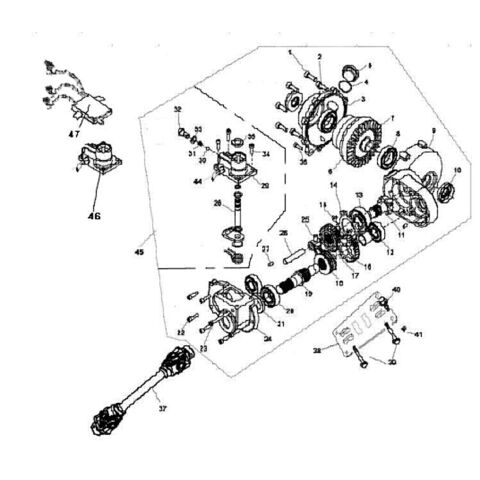 FRONT GEAR-BOX （FOR 4WD）