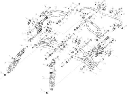 REAR SUSPENSION,NARROW VERSION