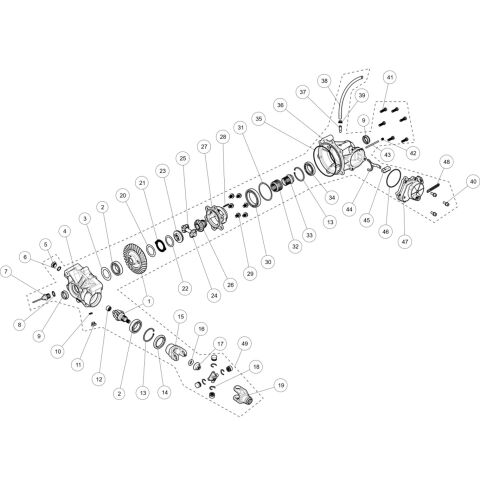 FRONT AXLE DIFFERENTIAL(JN)