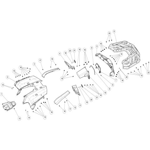 Tail body parts.