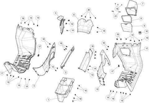 MID PLASTIC PARTS LONG VERSION