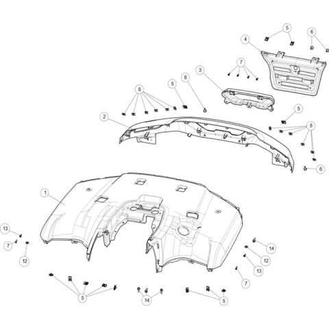 TAIL PLASTIC PARTS