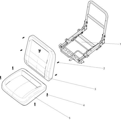 Driver seat assembly
