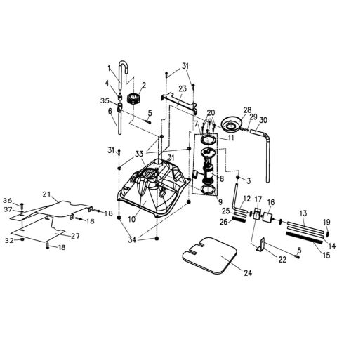 FUEL TANK （FOR TOP PUMP）