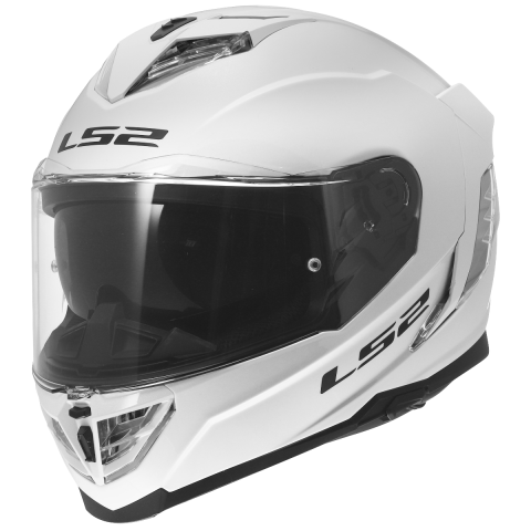 LS2 FF818 STORM III SOLID GLOSS WHITE