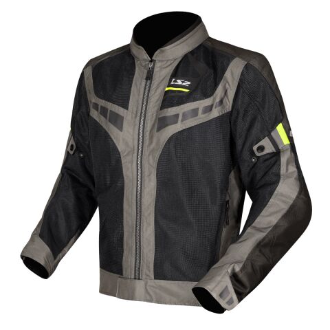 LS2 GARDA AIR MAN JACKET GREEN BLACK H-V YELLOW 3XL
