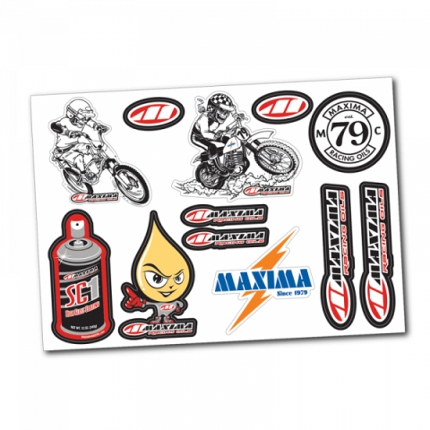 MAXIMA Decal Sheet - Maxima Vintage / Size 8.5