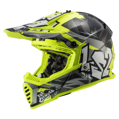 LS2 MX437 FAST EVO MINI II CRUSHER BLACK YELLOW-06