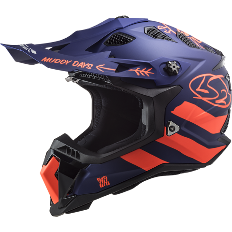 LS2 MX700 SUBVERTER CARGO MATT BLUE FLUO