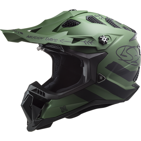 LS2 MX700 SUBVERTER CARGO MATT MILITARY GREEN