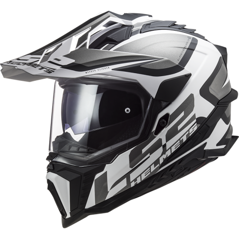 LS2 MX701 EXPLORER ALTER MATT BLACK WHITE-06